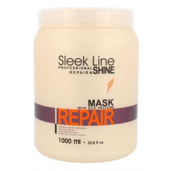 Stapiz Sleek Line Repair 1000 ml maska do włosów dla kobiet uszkodzony flakon