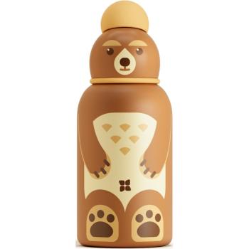 Waterdrop Steel Toddler butelka na wodę ze stali nierdzewnej dla dzieci Bear 400 ml