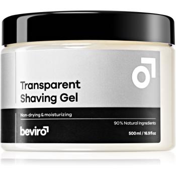 Beviro Transparent Shaving Gel żel do golenia dla mężczyzn 500 ml