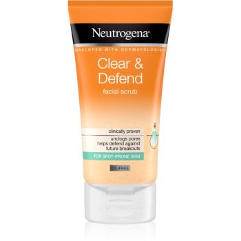 Neutrogena Clear & Defend wygładzający peeling do twarzy 150 ml