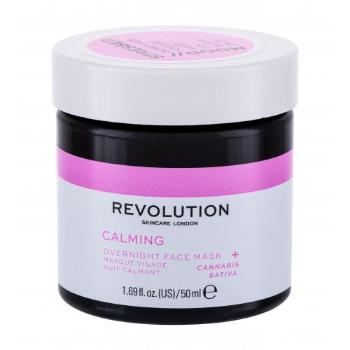 Revolution Skincare Stressed Mood Calming Overnight Face Mask 50 ml maseczka do twarzy dla kobiet