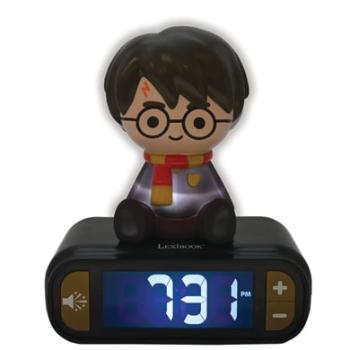LEXIBOOK Budzik z nocną lampką 3D Harry Potter i świetnymi dzwonkami