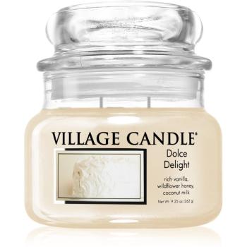 Village Candle Dolce Delight świeczka zapachowa (Glass Lid) 262 g