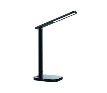 LED Ściemniana dotykowa lampa stołowa ze złączem USB KIARA LED/7W/230V czarna