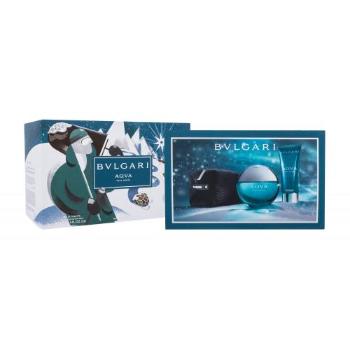 Bvlgari Aqva Pour Homme zestaw Edt 100 ml + Balsam po goleniu 100 ml + Kosmetyczka dla mężczyzn