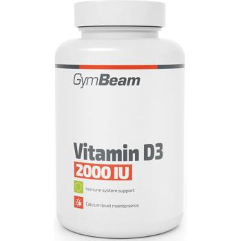 GymBeam Vitamin D3 2000 IU wsparcie kości i zębów 60 caps.