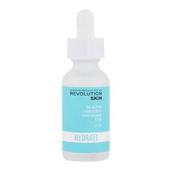 Revolution Skincare Hydrate 2% Alpha Arbutin & Hyaluronic Acid Serum 30 ml serum do twarzy dla kobiet Uszkodzone pudełko