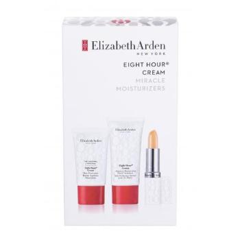 Elizabeth Arden Eight Hour Cream Skin Protectant zestaw Krem na dzień 15 ml + Balsam do ust SPF15 3,7 g + Krem do rąk 30 ml dla kobiet