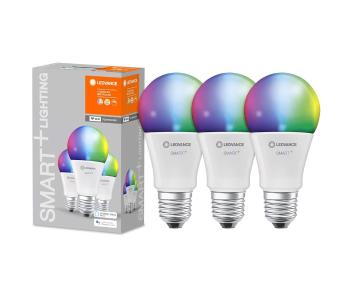 ZESTAW 3x LED RGBW Żarówka ściemnialna SMART+ E27/9,5W/230V 2700K-6500K - Ledvance