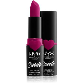 NYX Professional Makeup Suede Matte Lipstick szminka matująca odcień 12 Clinger 3.5 g