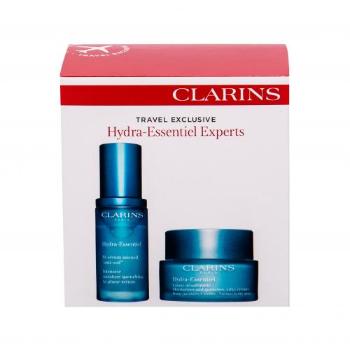Clarins Hydra-Essentiel Bi-Phase zestaw Serum do twarzy 30 ml + Krem na dzień 50 ml dla kobiet Uszkodzone pudełko