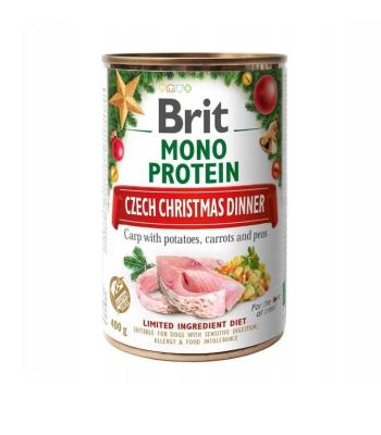 BRIT Mono Protein Christmas Dinner świąteczna karma mokra dla psa z karpiem 400 g