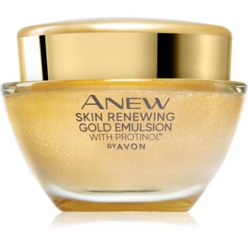 Avon Anew Skin Renewing Gold Emulsion nawilżający krem przeciwzmarszczkowy na noc 50 ml