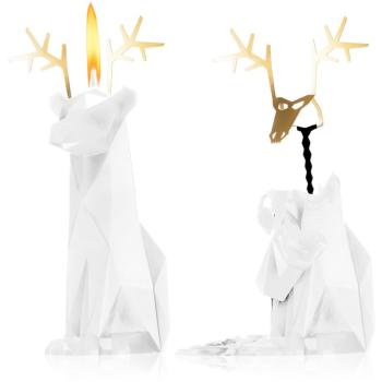 54 Celsius PyroPet DYRI (Reindeer) świeczka White 22 cm