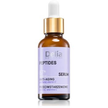 Delia Cosmetics Peptides serum przeciw starzeniu się skóry do twarzy, szyi i dekoltu 30 ml