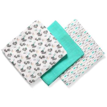 BabyOno Take Care Natural Diapers pieluchy wielorazowe 70 x 70 cm Turquoise 3 szt.