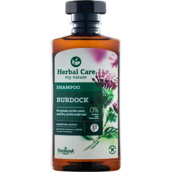 Farmona Herbal Care Burdock szampon do przetluszczającej się skóry głowy i suchych końcówek 330 ml