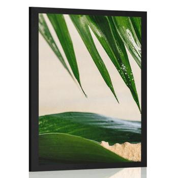 Plakat martwa natura na plaży - 20x30 black