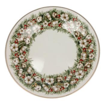18-częściowy porcelanowy zestaw talerzy ze świątecznym motywem Brandani Tavola