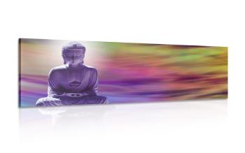 Obraz Budda na abstrakcyjnym tle - 150x50