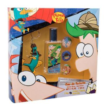 Disney Phineas and Ferb zestaw Edt 50 ml + Breloczek+ Plakietka dla dzieci