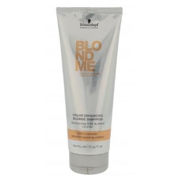 Schwarzkopf Professional Blond Me Color Enhancing Blonde Caramel Shampoo 250 ml szampon do włosów dla kobiet