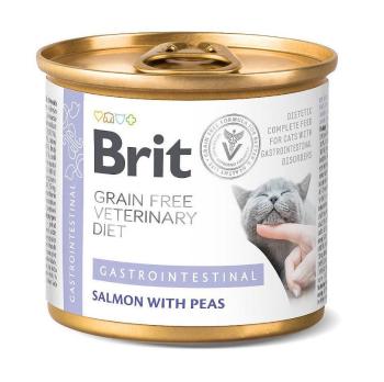 BRIT Veterinary Diet Gastrointestinal Salmon&amp;Pea dla kota na wrażliwy układ pokarmowy 200 g
