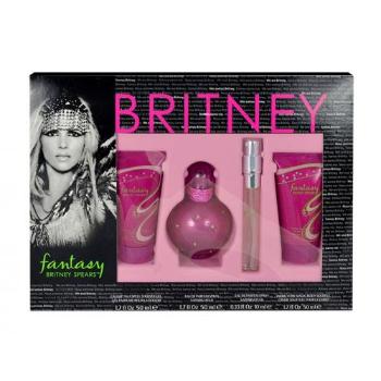 Britney Spears Fantasy zestaw Edp 50ml + 50ml Żel pod prysznic + 50ml Balsam + 10ml Edp dla kobiet