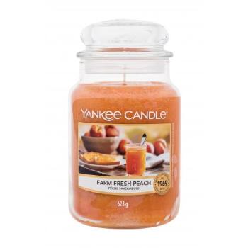 Yankee Candle Farm Fresh Peach 623 g świeczka zapachowa unisex