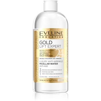 Eveline Cosmetics Gold Lift Expert oczyszczający płyn micelarny do skóry dojrzałej 500 ml