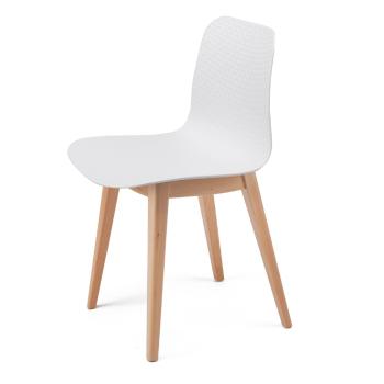 Zestaw 2 białych krzeseł Bonami Selection Koda