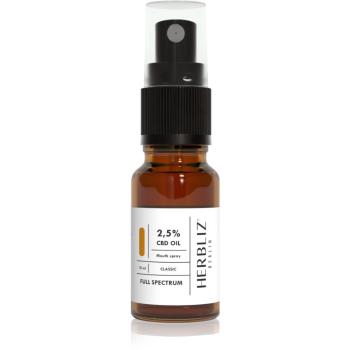 Herbliz Classic CBD Oil 2,5% spray do ust z CBD 10 ml