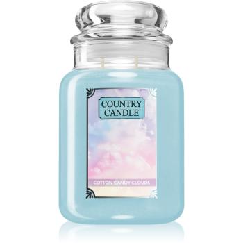 Country Candle Cotton Candy Clouds świeczka zapachowa 680 g