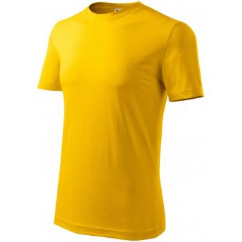 Klasyczna koszulka męska, żółty, M