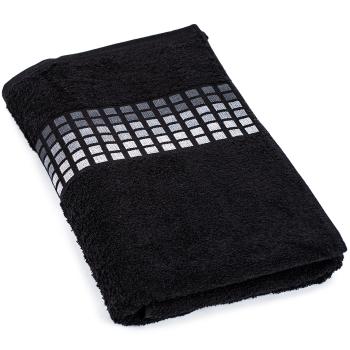 Ręcznik kąpielowy Darwin czarny, 70 x 140 cm, 70 x 140 cm