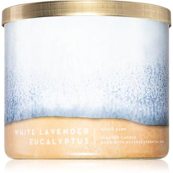 Bath & Body Works White Lavender Eucalyptus świeczka zapachowa 411 g
