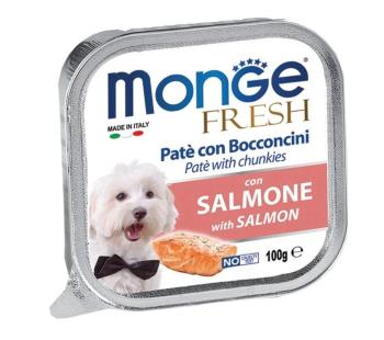 MONGE Fresh Karma dla psa Pasztet z łososiem 100 g