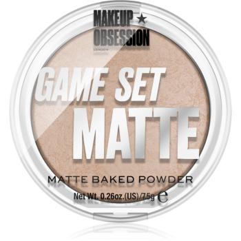 Makeup Obsession Game Set Matte wypiekany puder matujący odcień Navagio 7.5 g