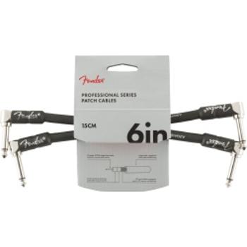 Fender Pro 6 Cable Blk 2 Pack Kable Między Efektami