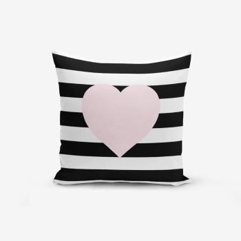 Poszewka na poduszkę z domieszką bawełny Minimalist Cushion Covers Striped Pink, 45x45 cm