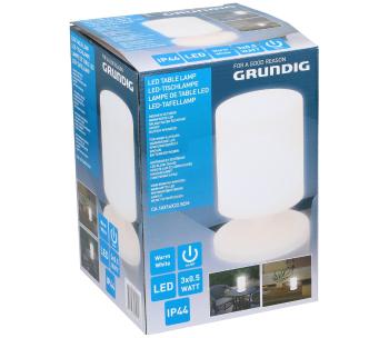Grundig - LED zewnętrzna lampa stołowa 3xLED/0,5W/3xAA-LR6 IP44