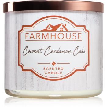 Kringle Candle Farmhouse Coconut Cardamom Cake świeczka zapachowa 411 g
