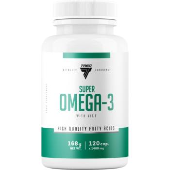 Trec Nutrition Super Omega 3 kapsułki do prawidłowego funkcjonowania serca i mózgu 120 caps.