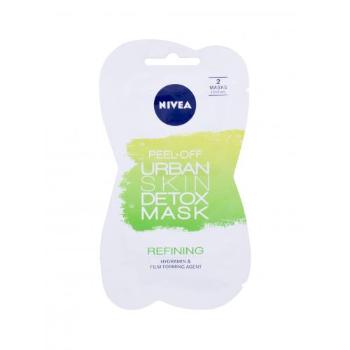 Nivea Urban Skin Detox Peel-Off Mask 10 ml maseczka do twarzy dla kobiet