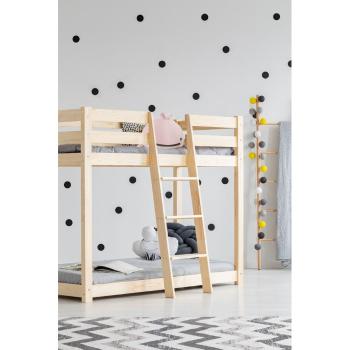 Piętrowe łóżko dziecięce z drewna sosnowego 70x160 cm CLP – Adeko