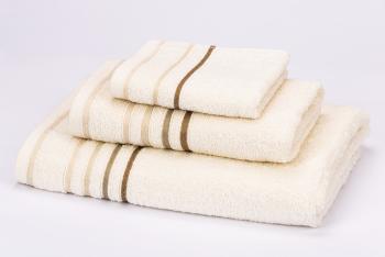 Ręcznik kąpielowy - kremowy - Rozmiar 30x50cm