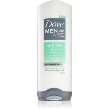 Dove Men+Care Sensitive żel pod prysznic do twarzy, ciała i włosów dla mężczyzn 250 ml