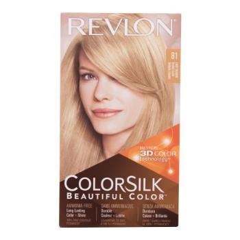 Revlon Colorsilk Beautiful Color farba do włosów Farba do włosów 59,1 ml + utleniacz 59,1 ml + odżywka 11,8 ml + rękawiczki dla kobiet 81 Light Blonde