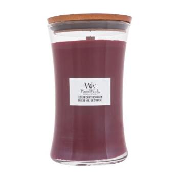 WoodWick Elderberry Bourbon 610 g świeczka zapachowa unisex Uszkodzone opakowanie