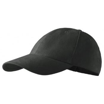 6-panelowa czapka z daszkiem, ciemny łupek, nastawny